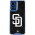 MLB San Diego Padres Dark Wash Moto G 5G (2024) Clear Case